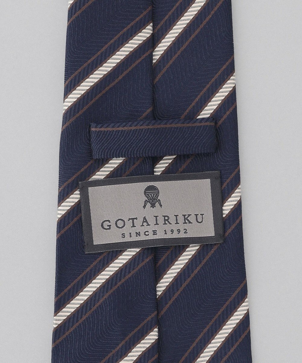 GOTAIRIKU GOTAIRIKU別注【日本製】シルク ネクタイ_ストライプ 