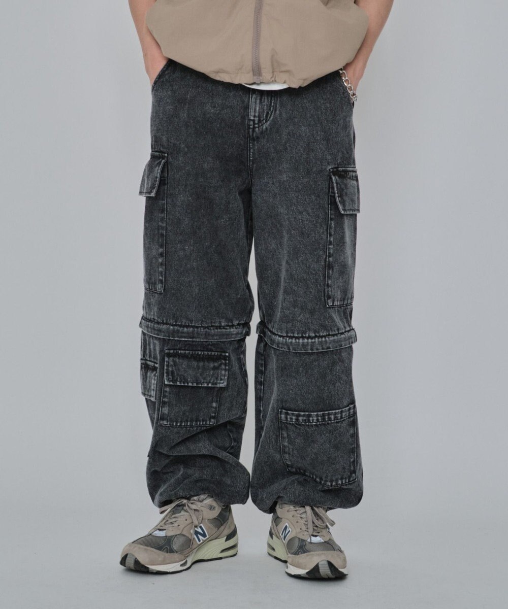 WEGO 2WAYマルチデニムカーゴパンツ 