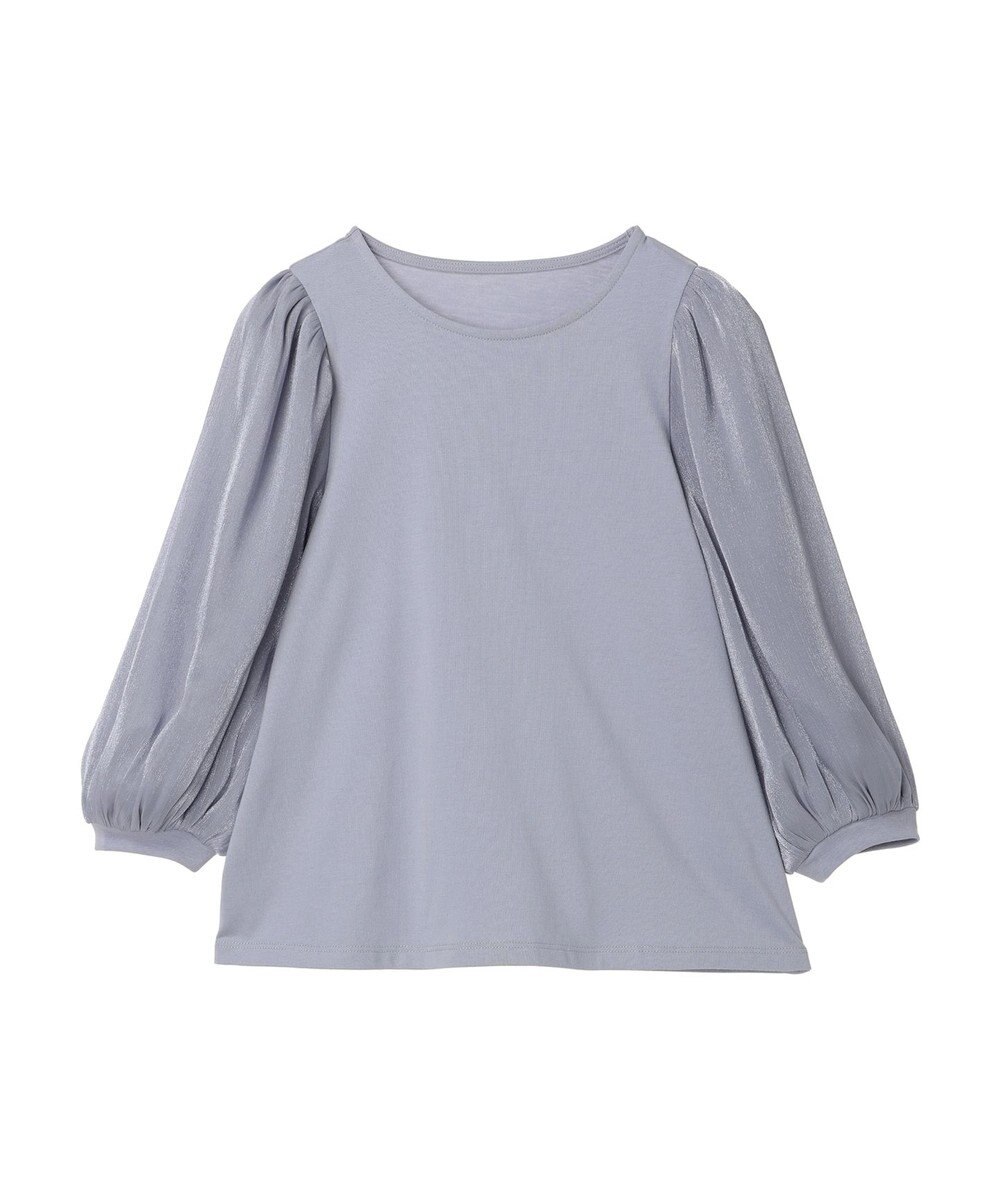 earth music&ecology ラメスリーブプルオーバー 