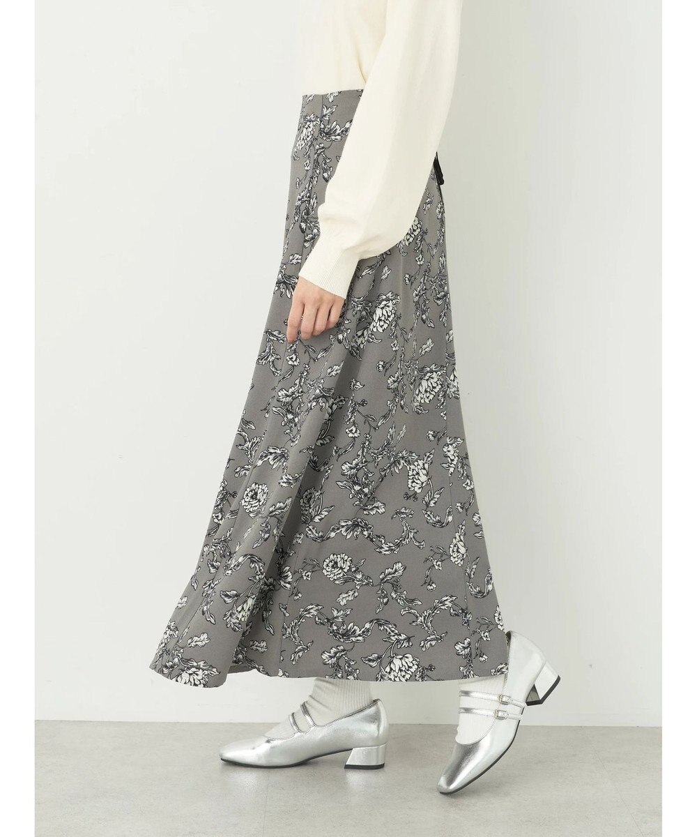 earth music&ecology バックレースアップスカート 