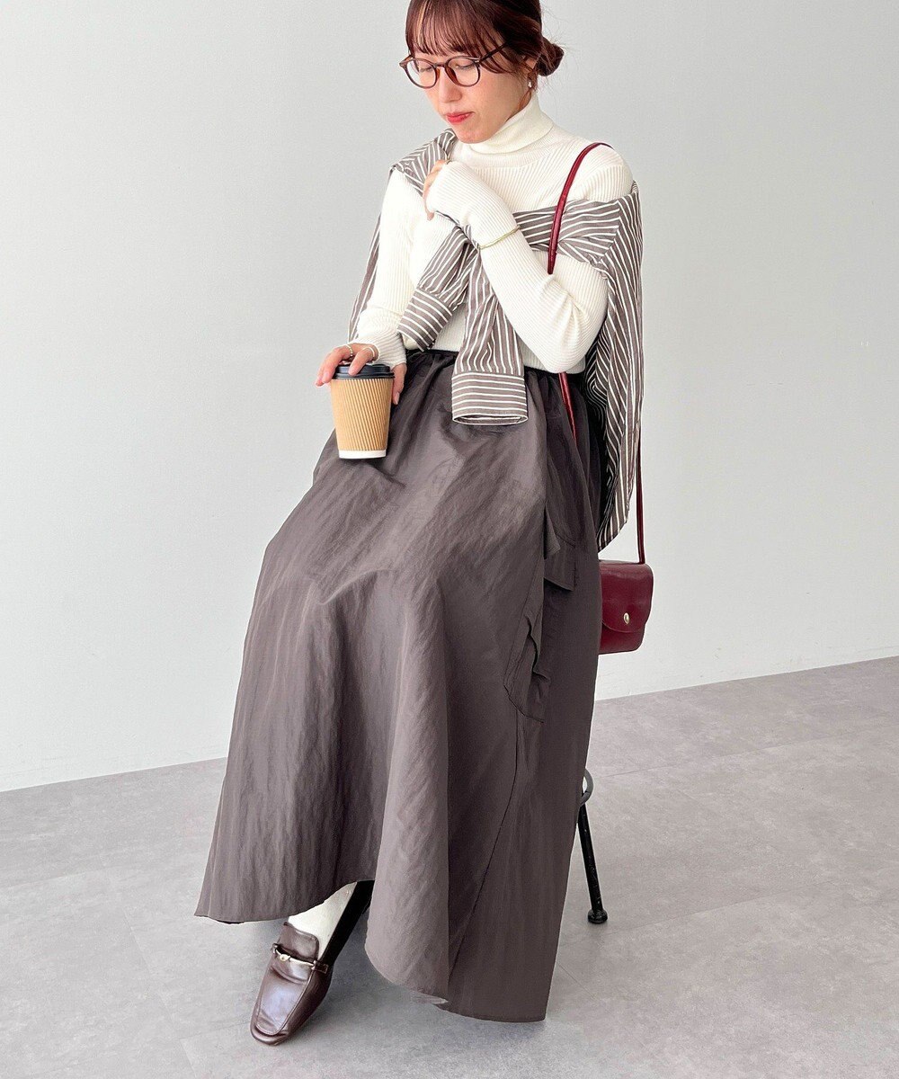 CRAFT STANDARD BOUTIQUE 洗える/とてもちリブタートルネックニットプルオーバー/24AW 