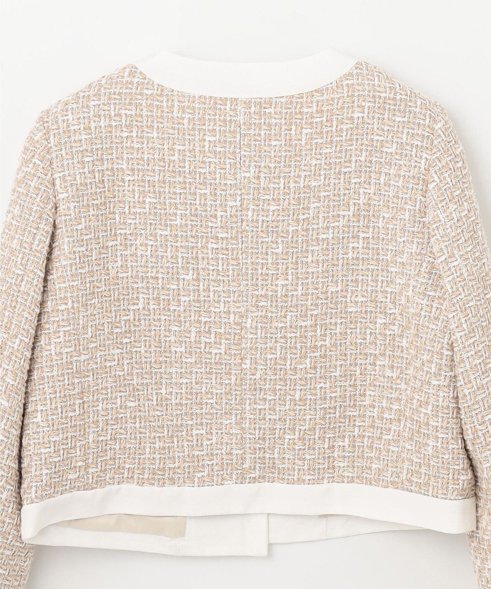 GRACE CONTINENTAL ツイードトリミングジャケット 