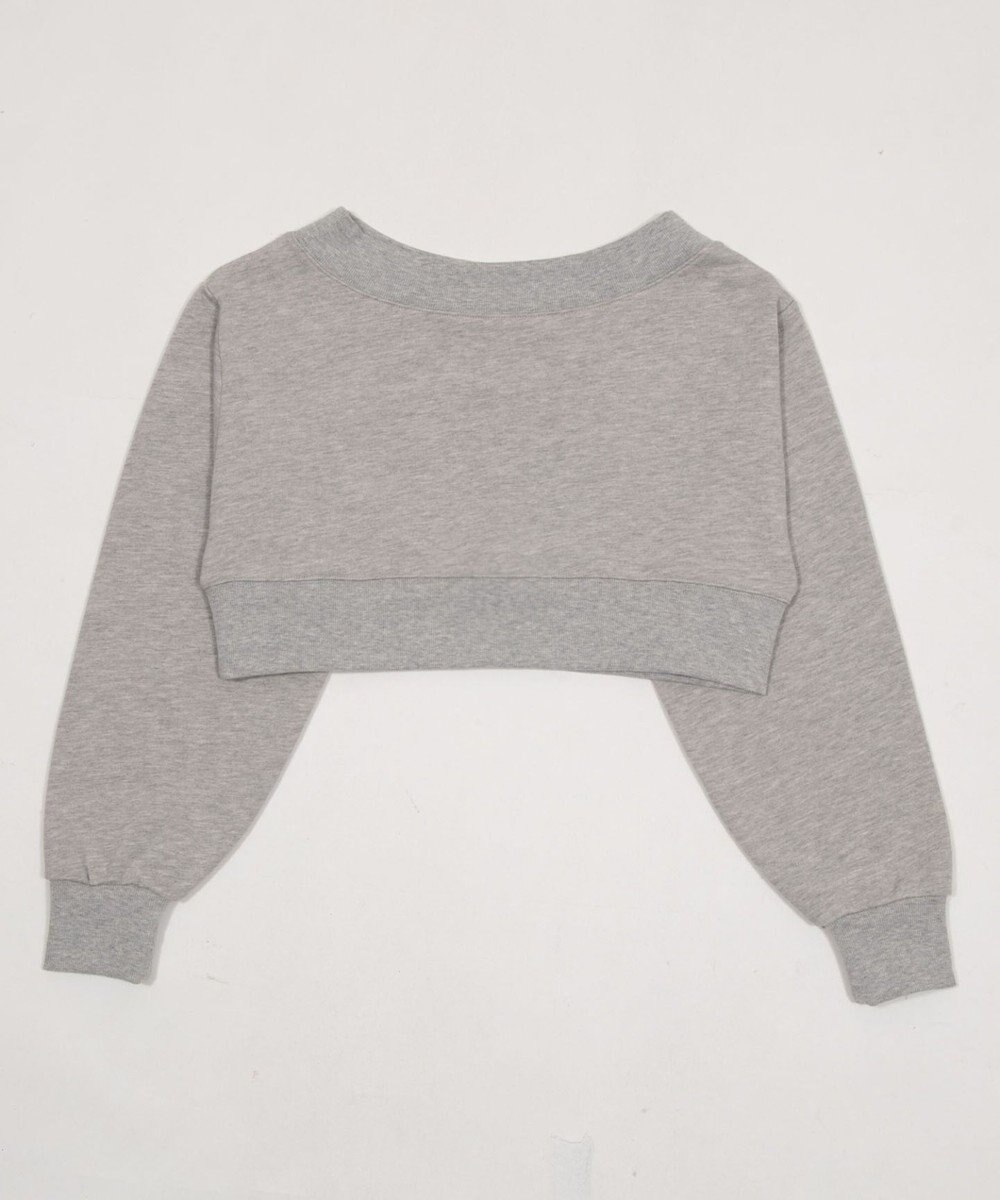 WEGO グラフィックオフショルショートスウェット 