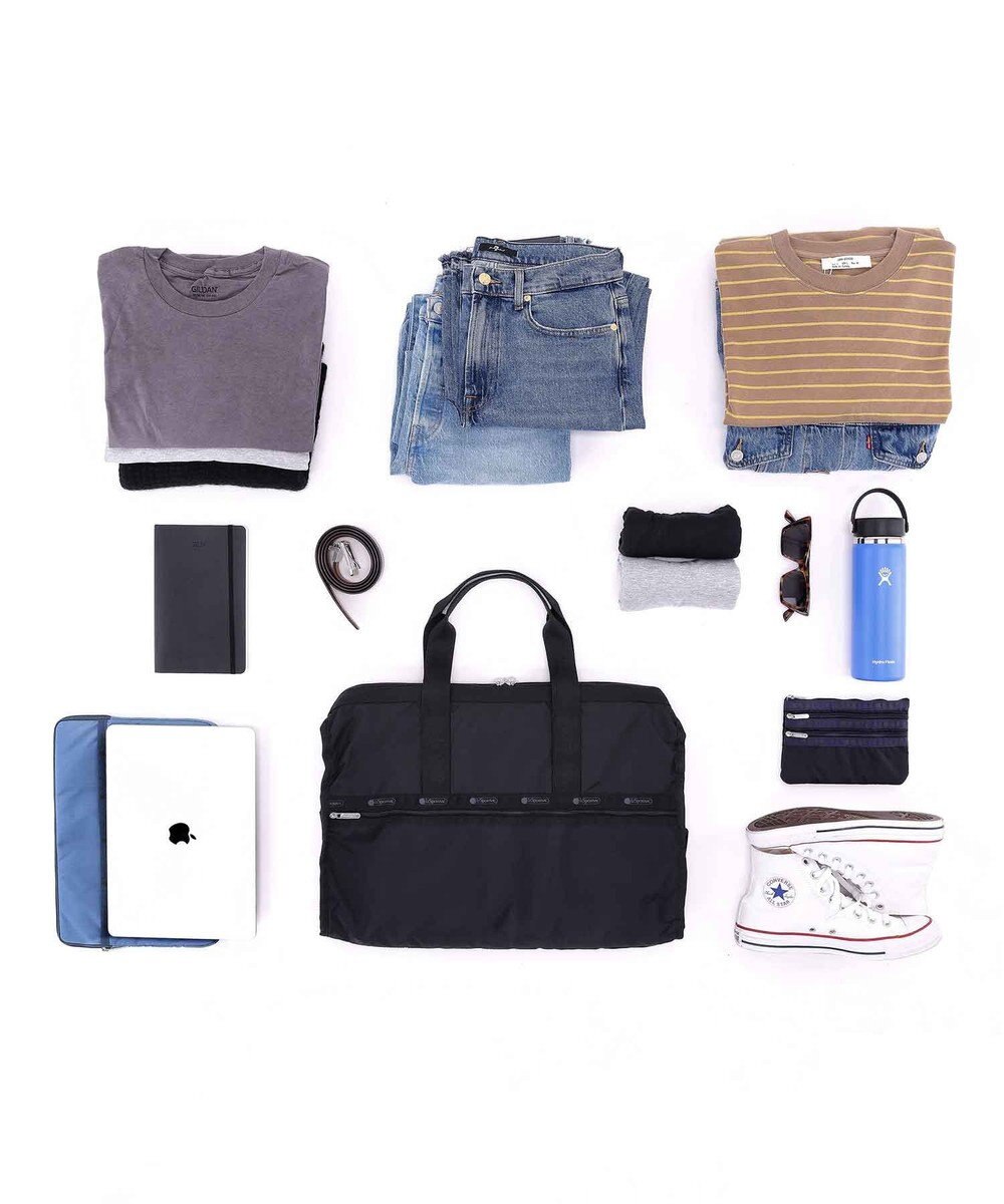LeSportsac DELUXE LG WEEKENDER/サンダー 