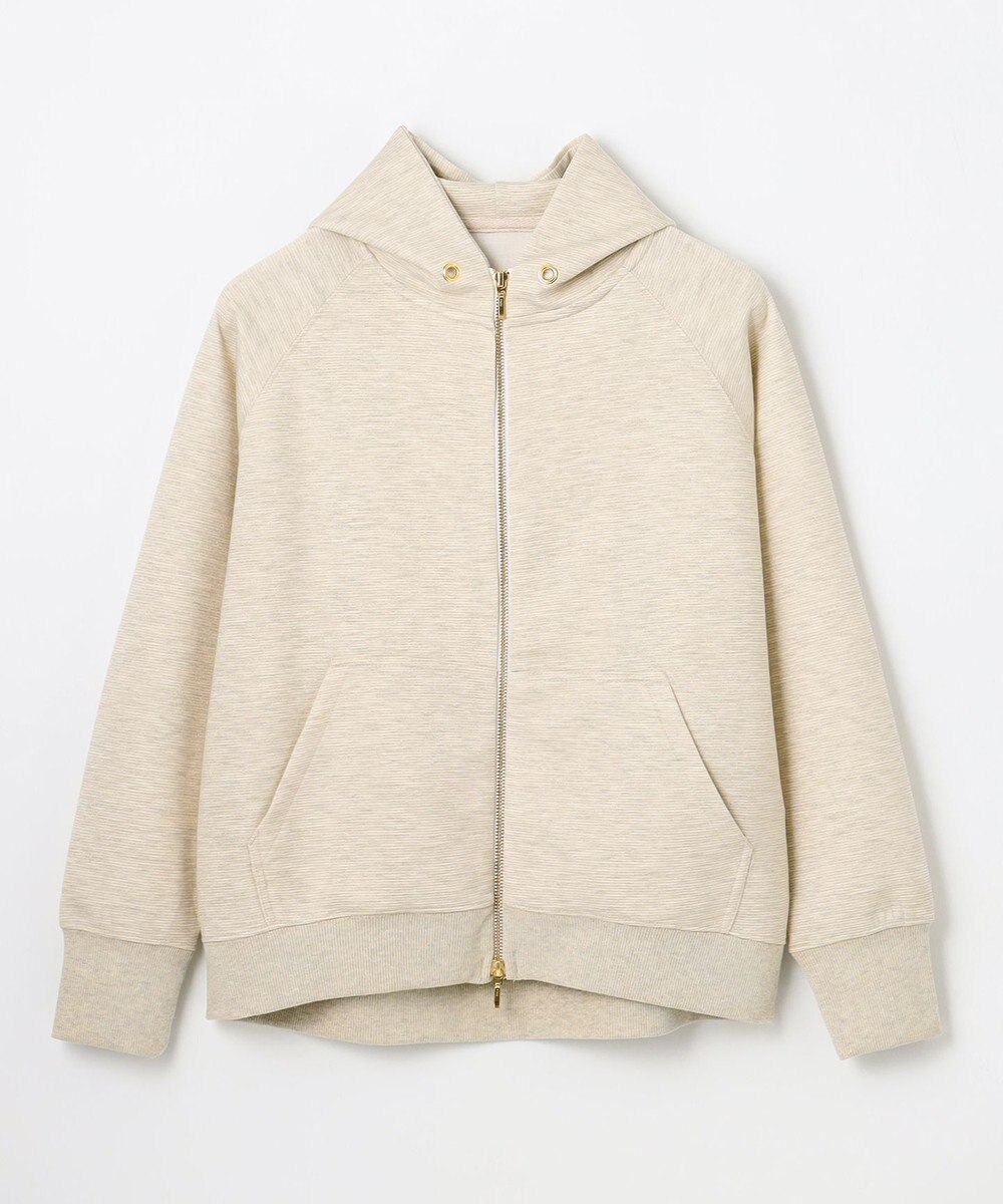 ANY L ラメダンボールダブルジップパーカー 