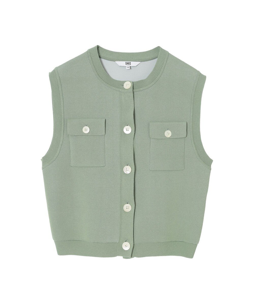 DAKS ダブルフェイス ショートベスト 