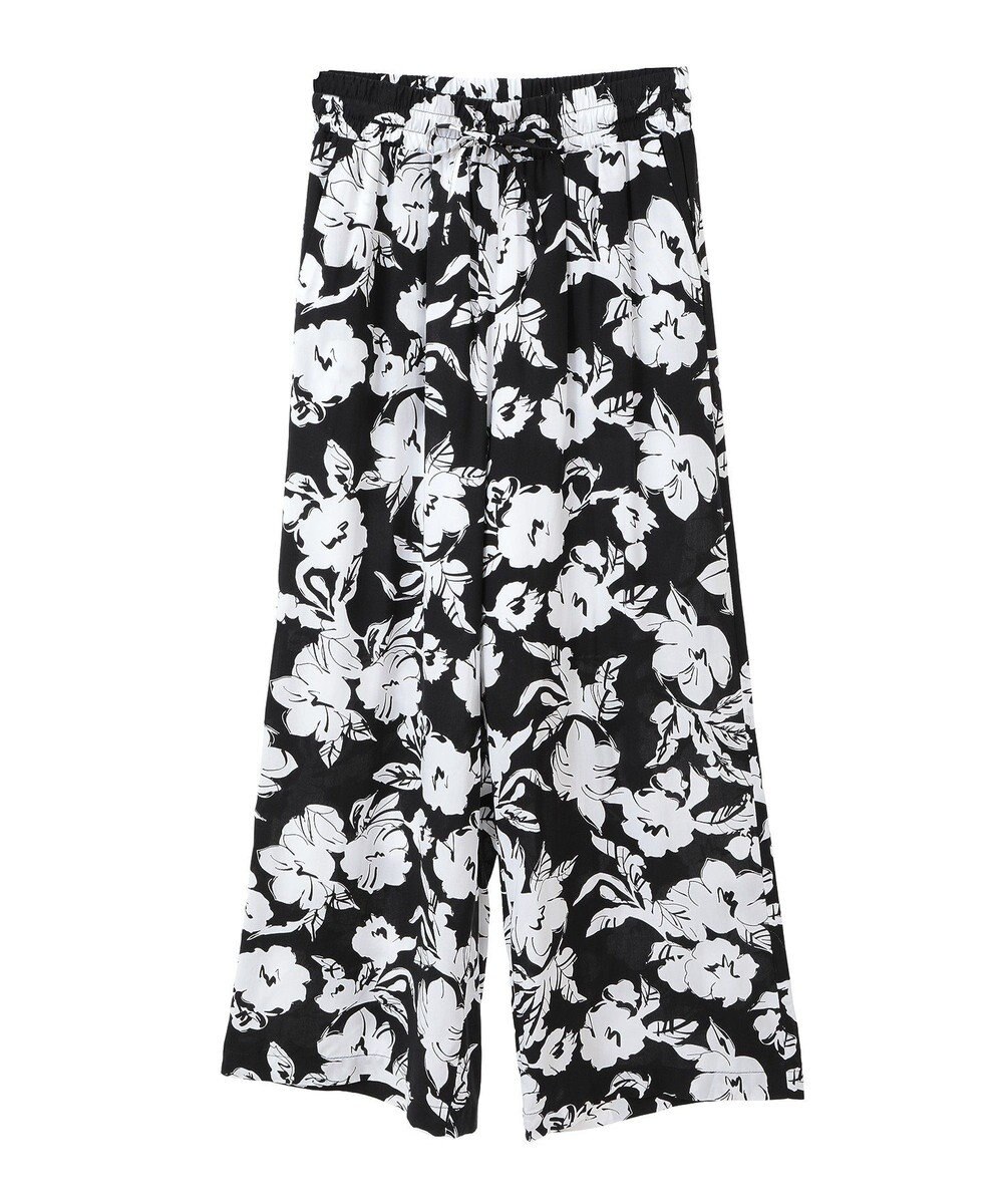 CRAFT STANDARD BOUTIQUE レーヨン総柄ワイドパンツ 