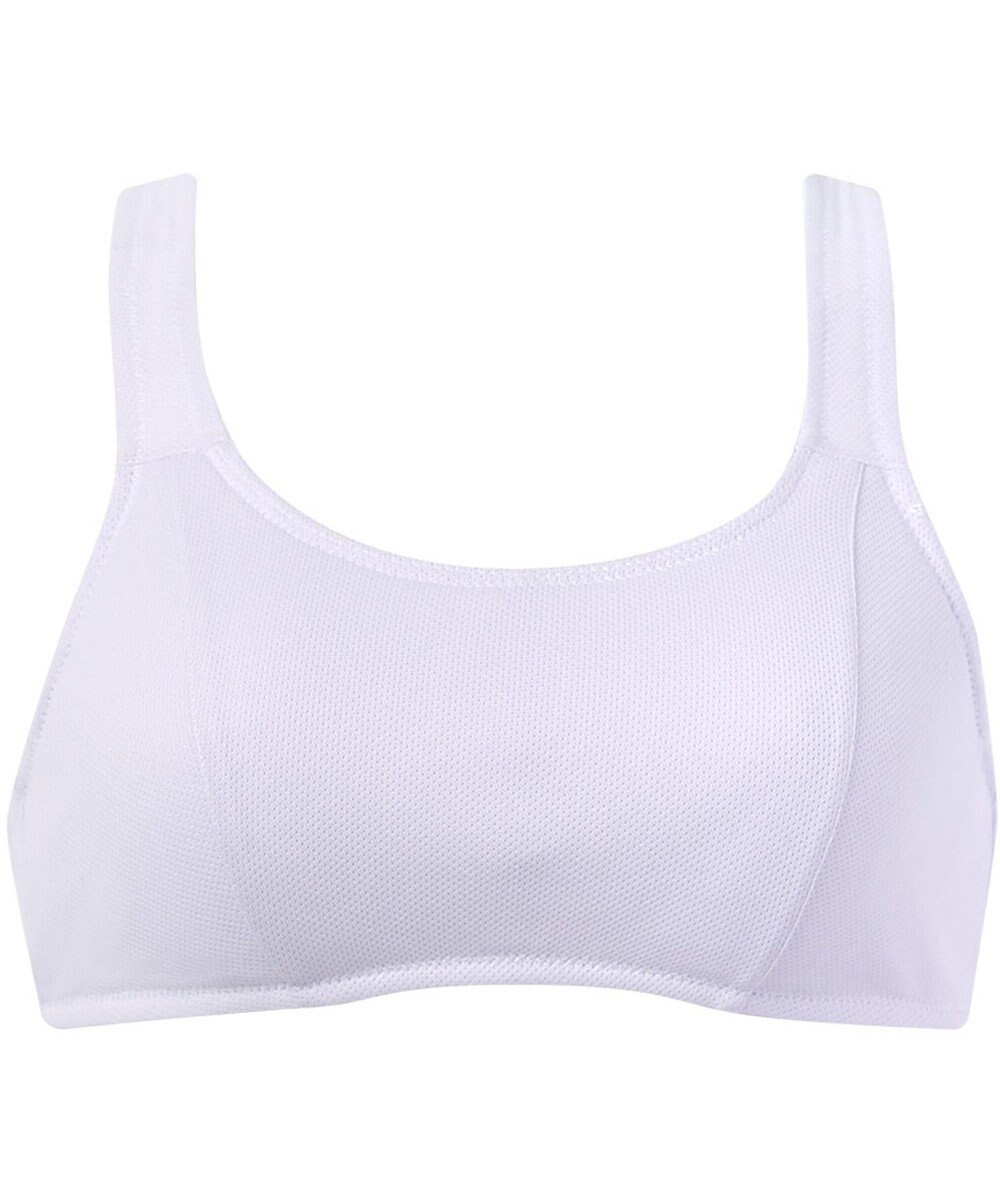 Wing ジュニア スポーツブラ 通気性がよい 【STEP2～3 まるみをおびてきた胸に】 小学生 中学生 高校生 ハーフトップ ノンワイヤーブラ RB6633 ウイング／ワコール 