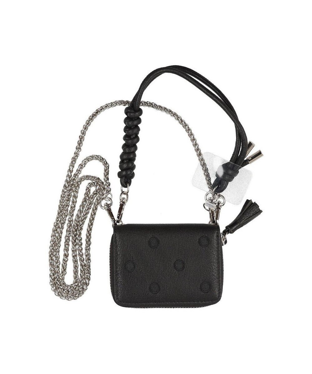 UNBILLION ペルケ perche / ドット刺繍ジャバラチャームウォレットショルダー 