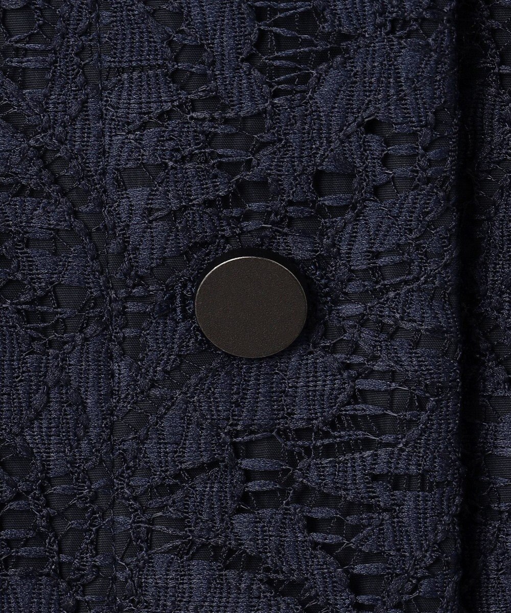 ICB L 【洗える】リーフラッセルレース ジャケット 