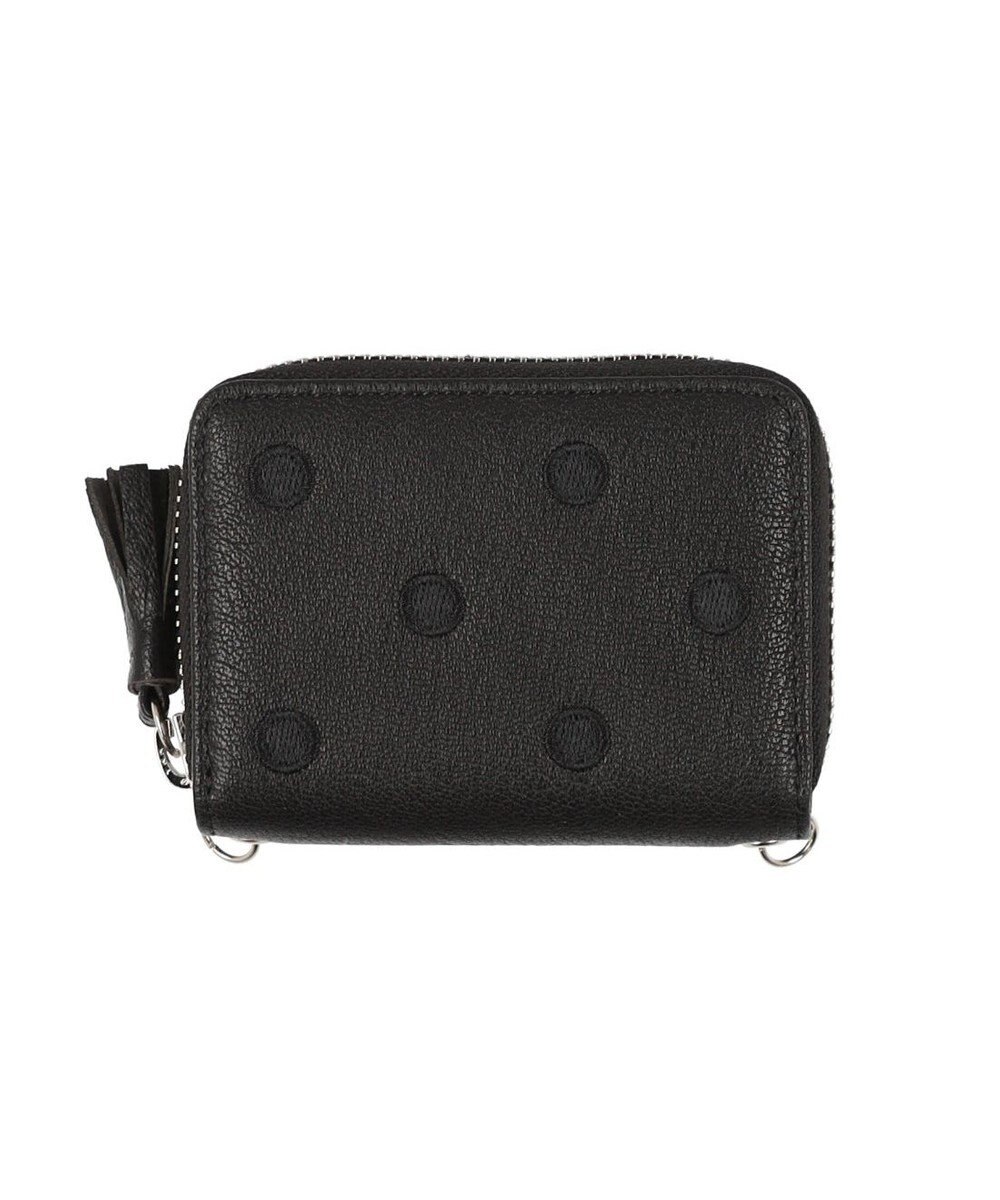 UNBILLION ペルケ perche / ドット刺繍ジャバラチャームウォレットショルダー 