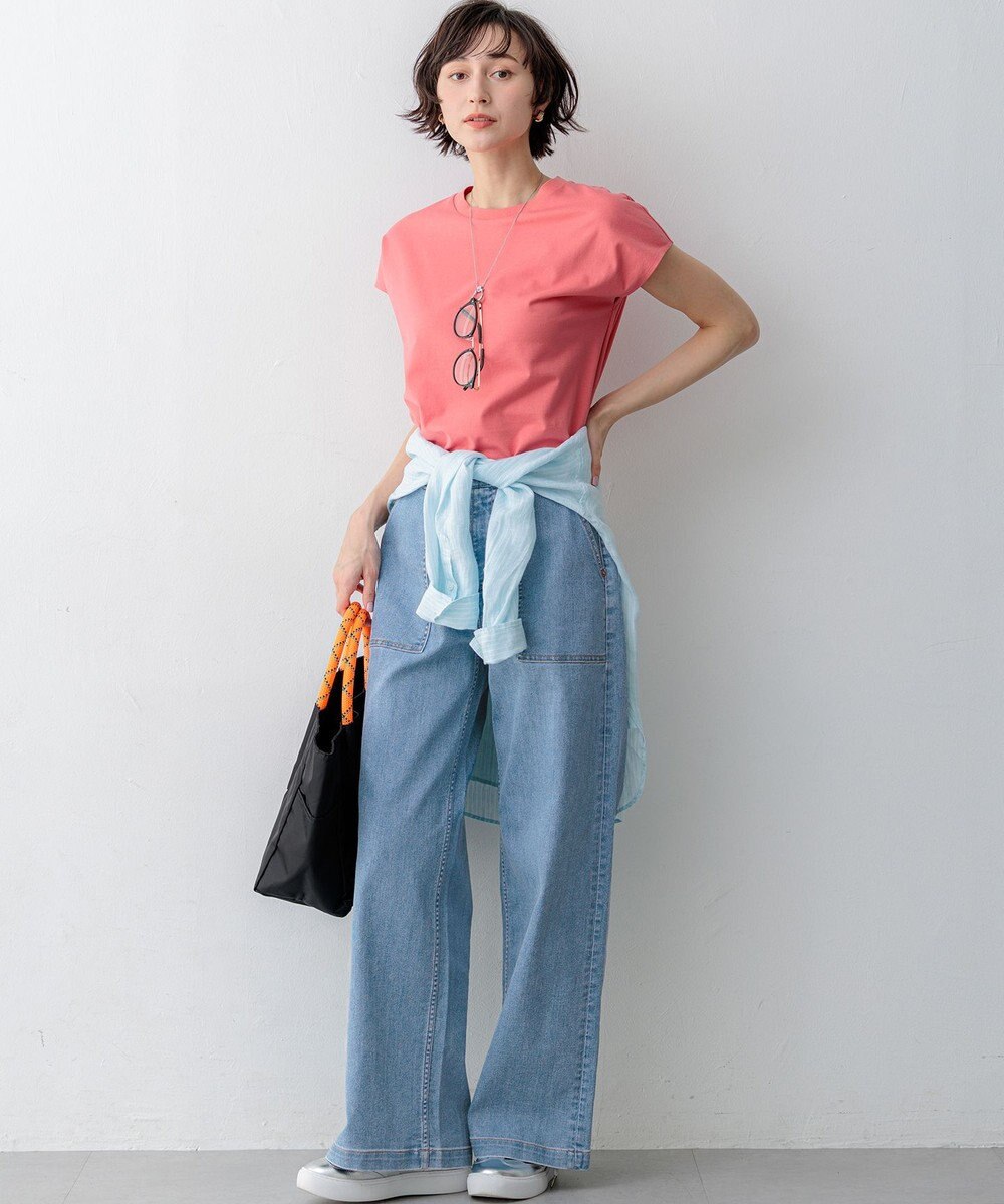 23区 L 【見上愛さん着用】23区 Summer DENIM ベイカーパンツ 