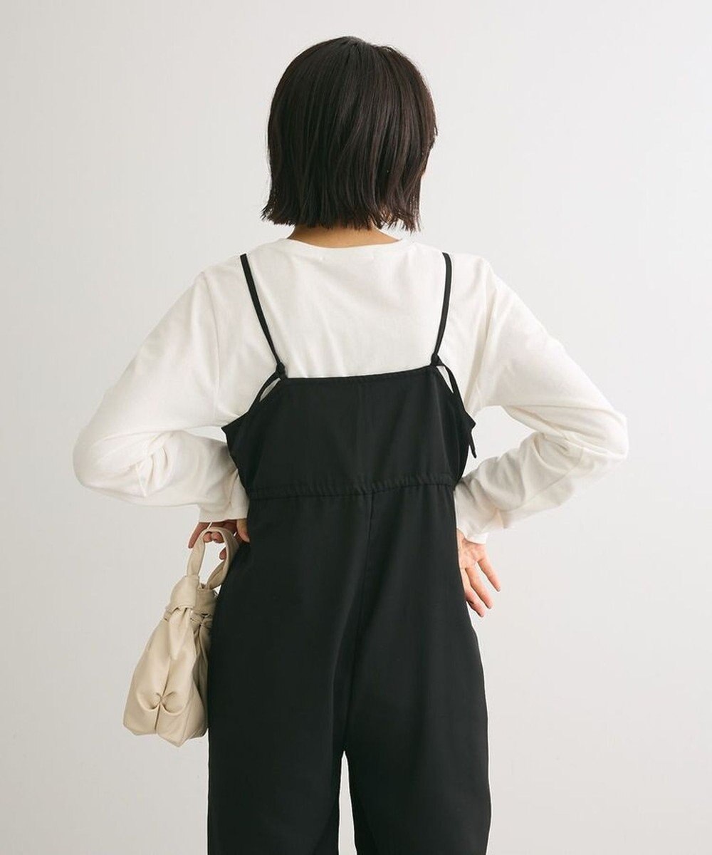 Green Parks ウエストリボンサロペット 