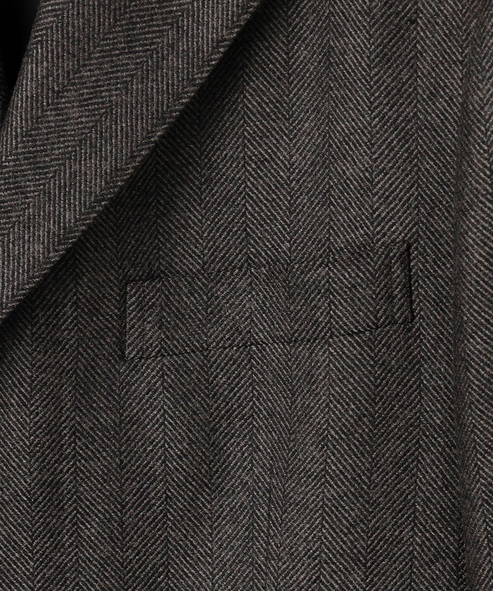 J.PRESS MEN 【ARTHUR HARRISON】 2080ヘリンボンフランネルチェスター コート 