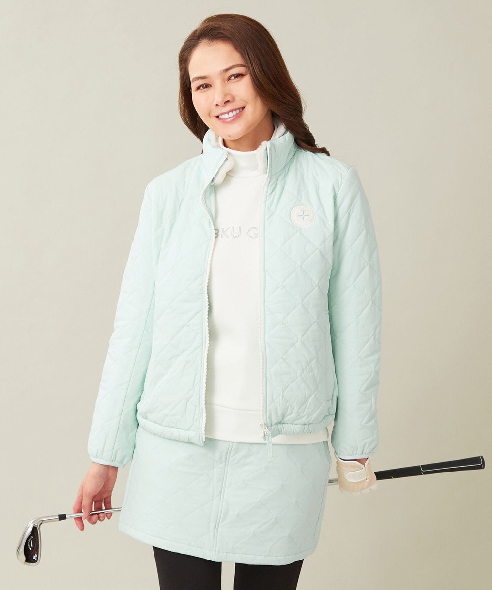 23区GOLF 冬の暖か名品トップス【WOMEN】ストレッチ 裏フリース 