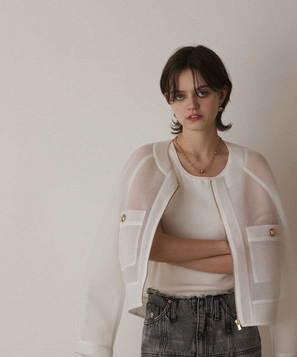 GRACE CONTINENTAL シアーダンボールブルゾン 