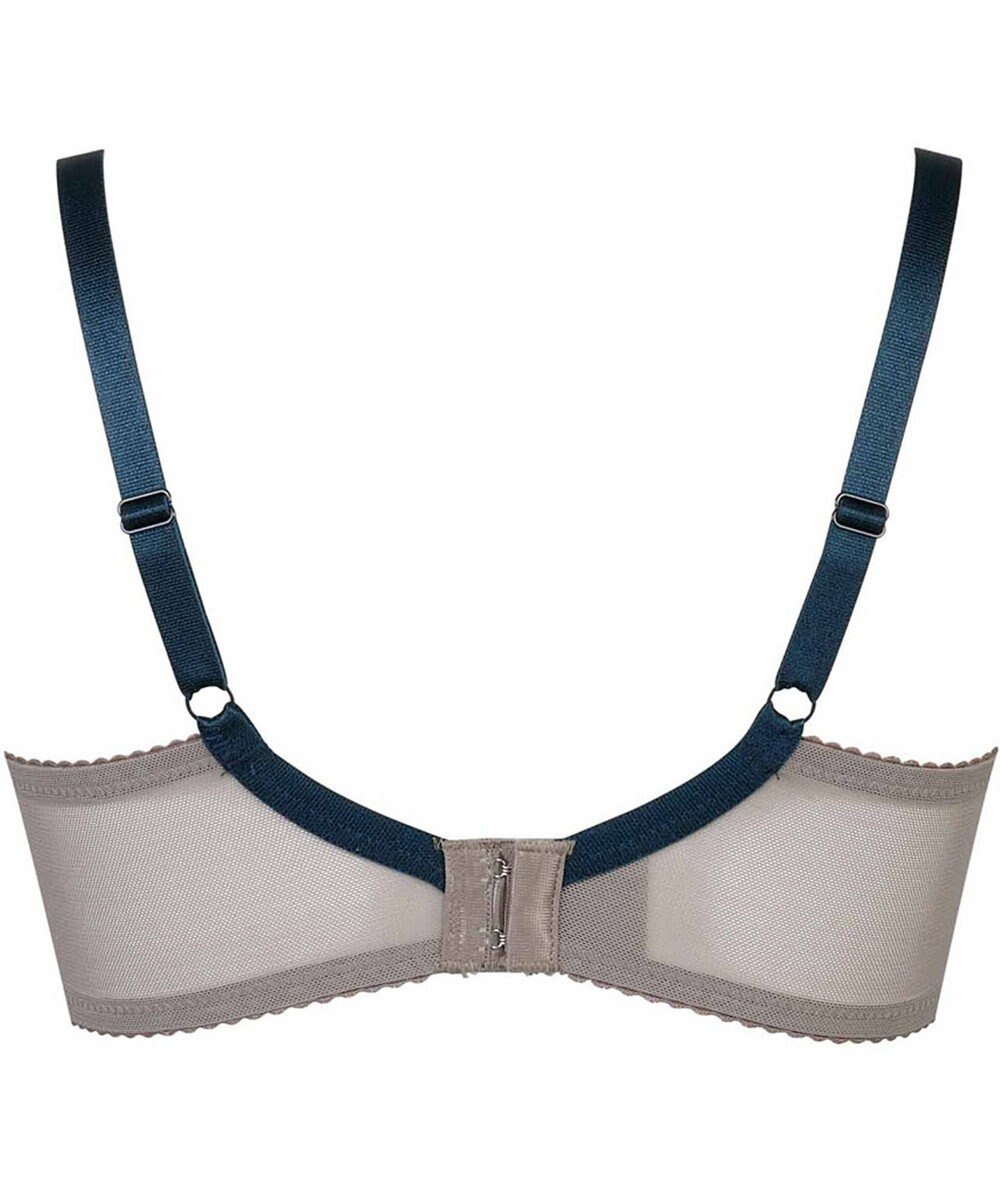 WACOAL 【リボンブラ 脇すっきり】 ブラジャー 脇高設計 着やせシルエット 谷間をメイクしてキープ Gカップまで対応 大きいサイズ レディース BRB433 /ワコール 