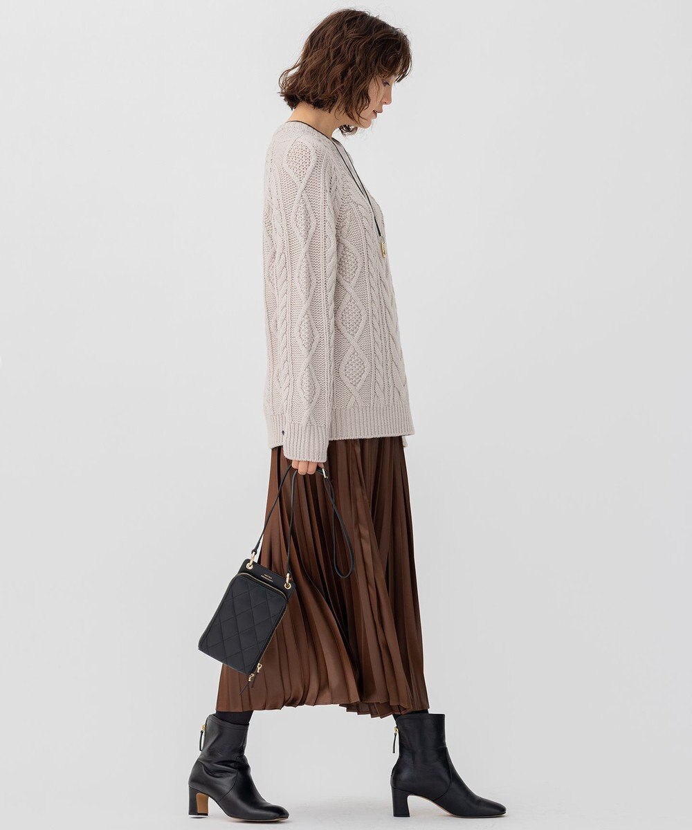 23区 【CLASSY.12月号掲載】アランパターン ニット 