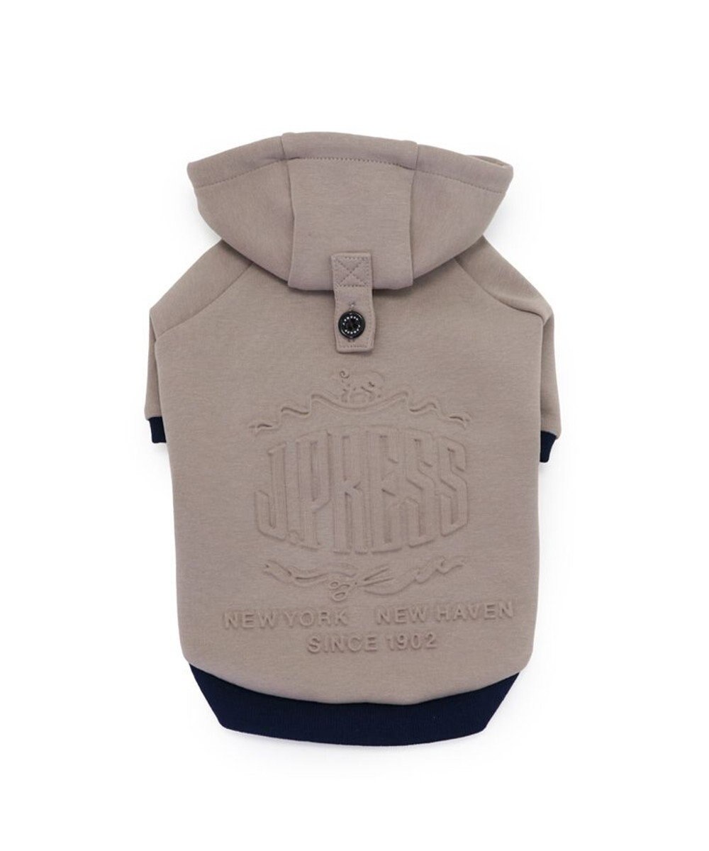 PET PARADISE J.PRESS エンボス パーカー 《 グレー 》 小型犬 