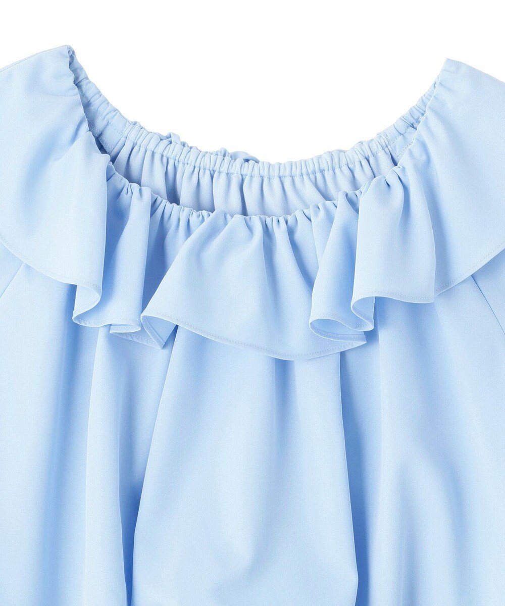 earth music&ecology 2wayオフショルバルーンヘムフリルブラウス 