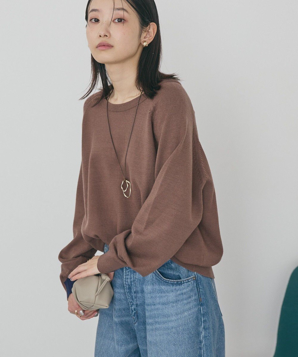 AMERICAN HOLIC バイパチラグランニットプルオーバー 