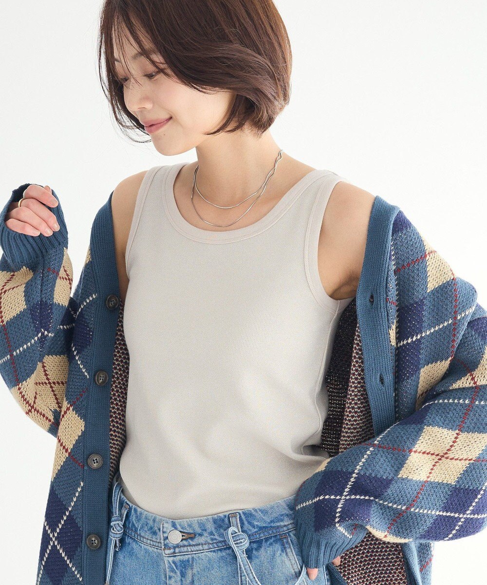 CRAFT STANDARD BOUTIQUE ラメテレコタンクトップ 