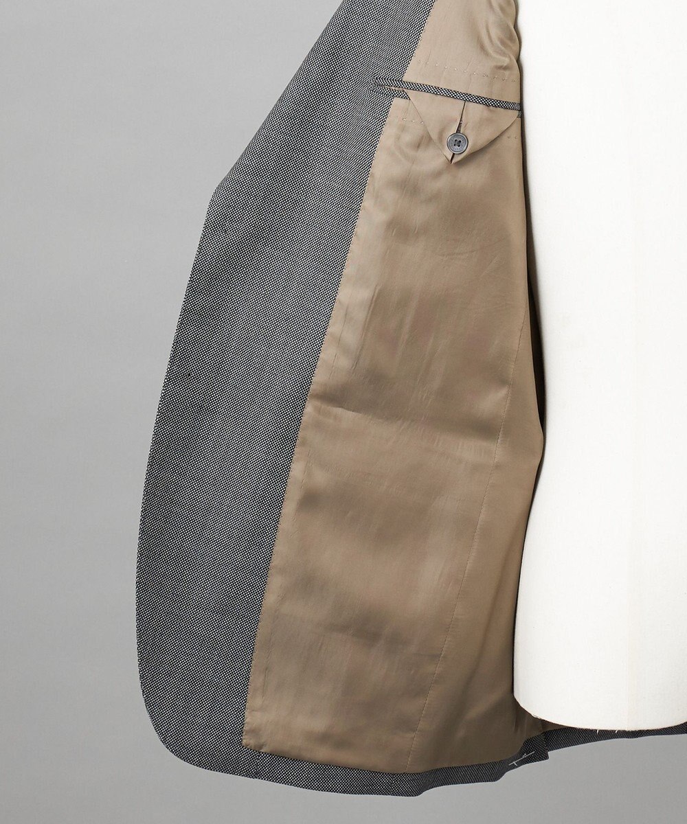 GOTAIRIKU 横に伸びる【TasmaniaWool/タマニアウール】ストレッチ スーツ（グレー） 