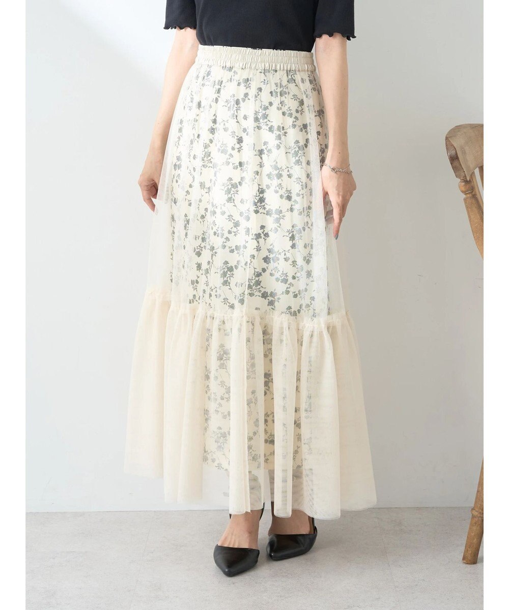 earth music&ecology Ｍｕｌｔｉｗａｙチュールスカート 