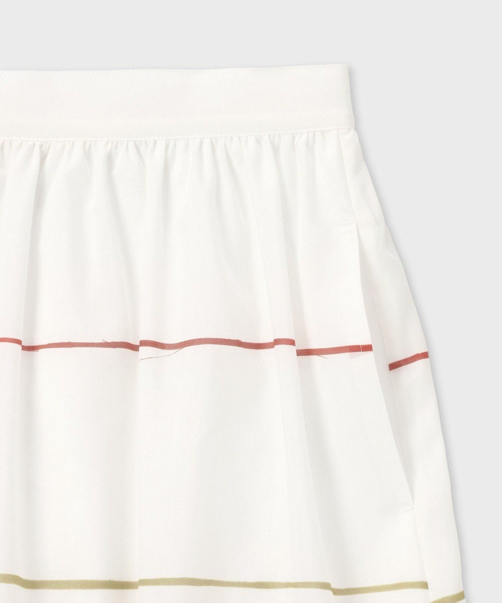 Paul Smith Cairo Stripe Chalk プリント スカート 