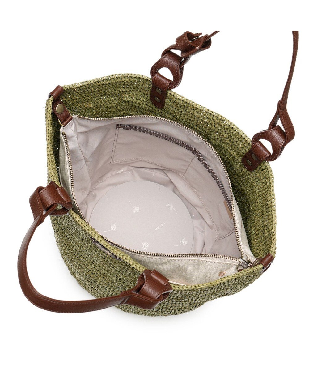 IBIZA ラフィア　ハンドバッグ（草木染め） 