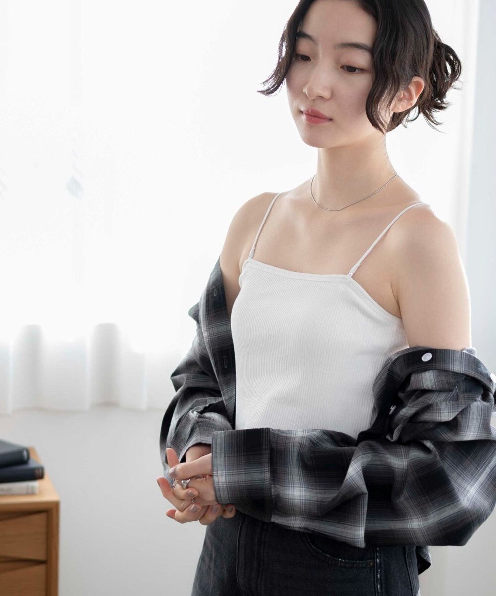 WEGO 【カップ付き】なちゅ盛れカップインショートキャミ 