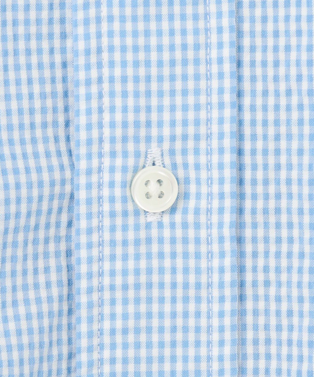 J.PRESS MEN 【KING SIZE】【クールマックス】サッカーストライプ／マイクロギンガムチェック シャツ/B.D 