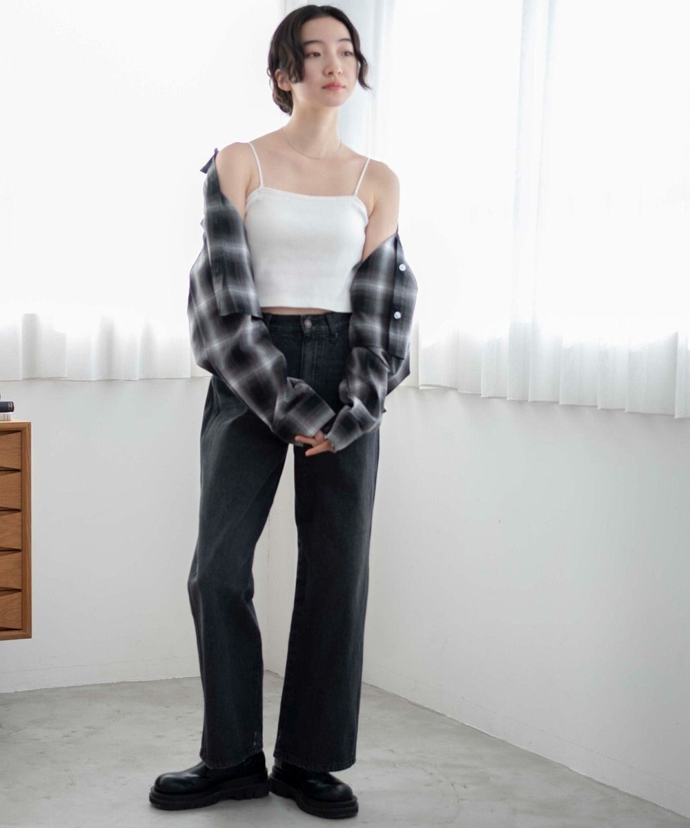 WEGO 【カップ付き】なちゅ盛れカップインショートキャミ 