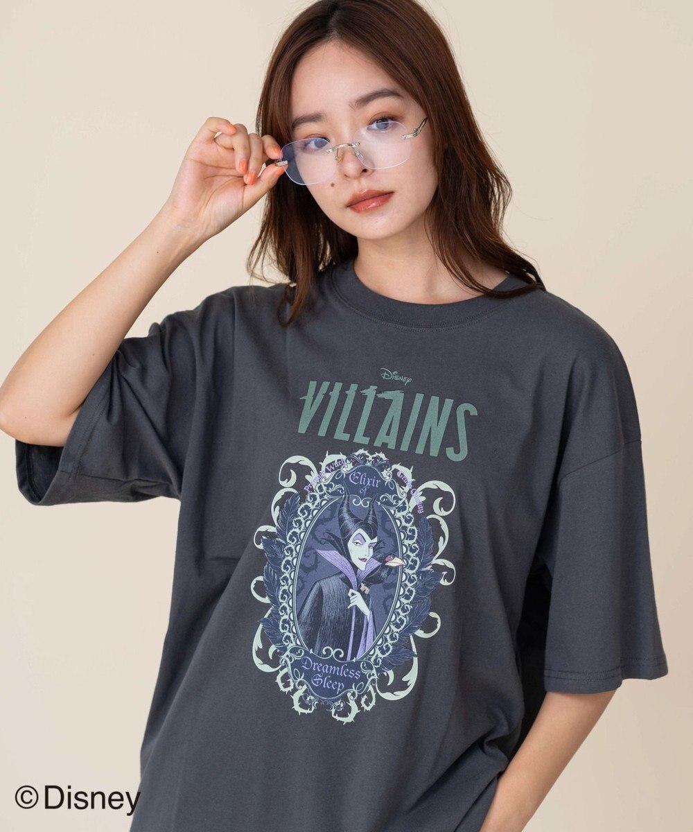 WEGO 【ユニセックス着用ITEM/SMLサイズ展開】VILLAINSグラフィックT（S） 