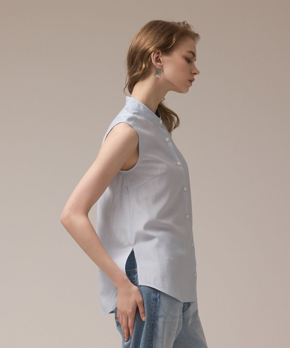 GRACE CONTINENTAL マルチフリルノースリーブブラウス 