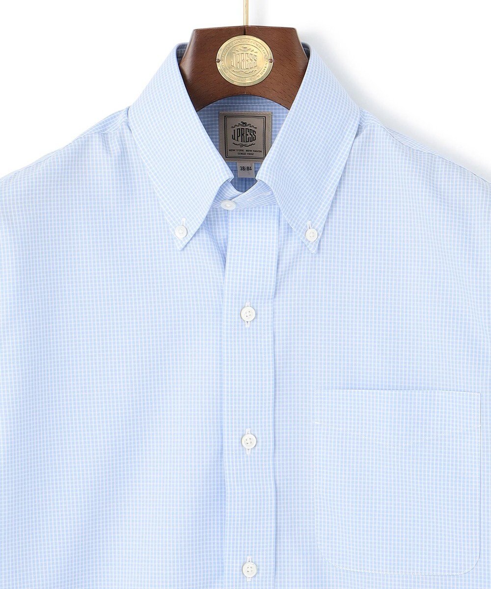 J.PRESS MEN 【Single Needle Tailoring / 形態安定】ミニギンガムチェック シャツ / B.D. 
