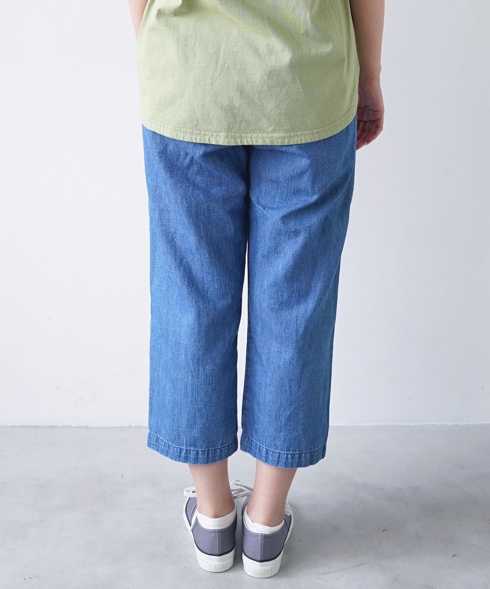 caqu FS linen cropped tapered pants クロップド丈 リネンイージーパンツ 