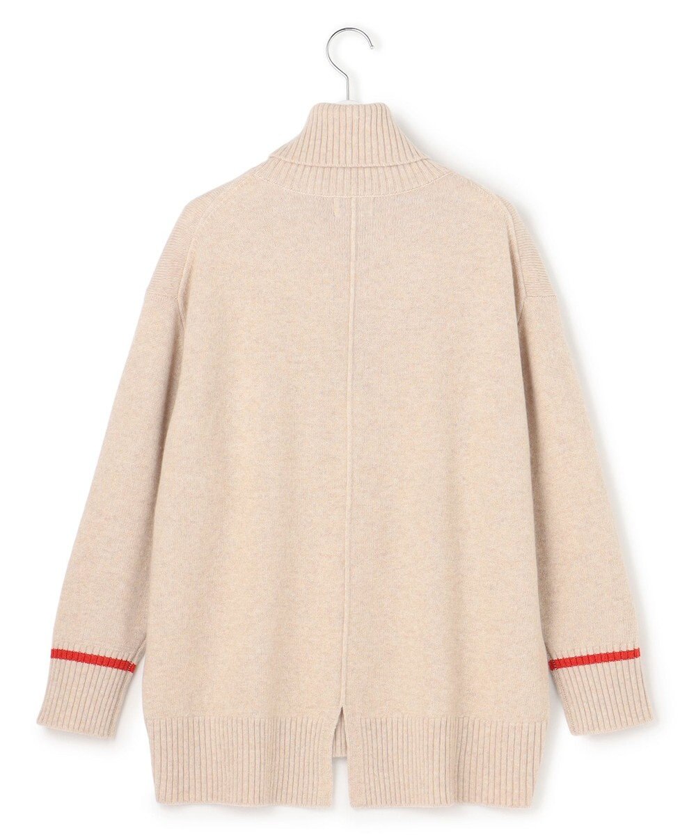 J.PRESS YORK STREET 【WOMEN】ウールカシミヤ デザインタートルネック ニット 