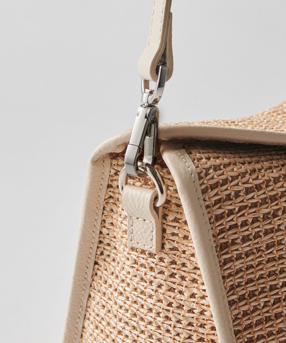 russet ナイロンラフィアショルダーバッグ(CE-1713) 