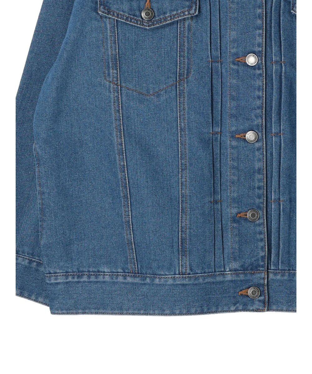 Green Parks ノーカラーデニムジャケット 