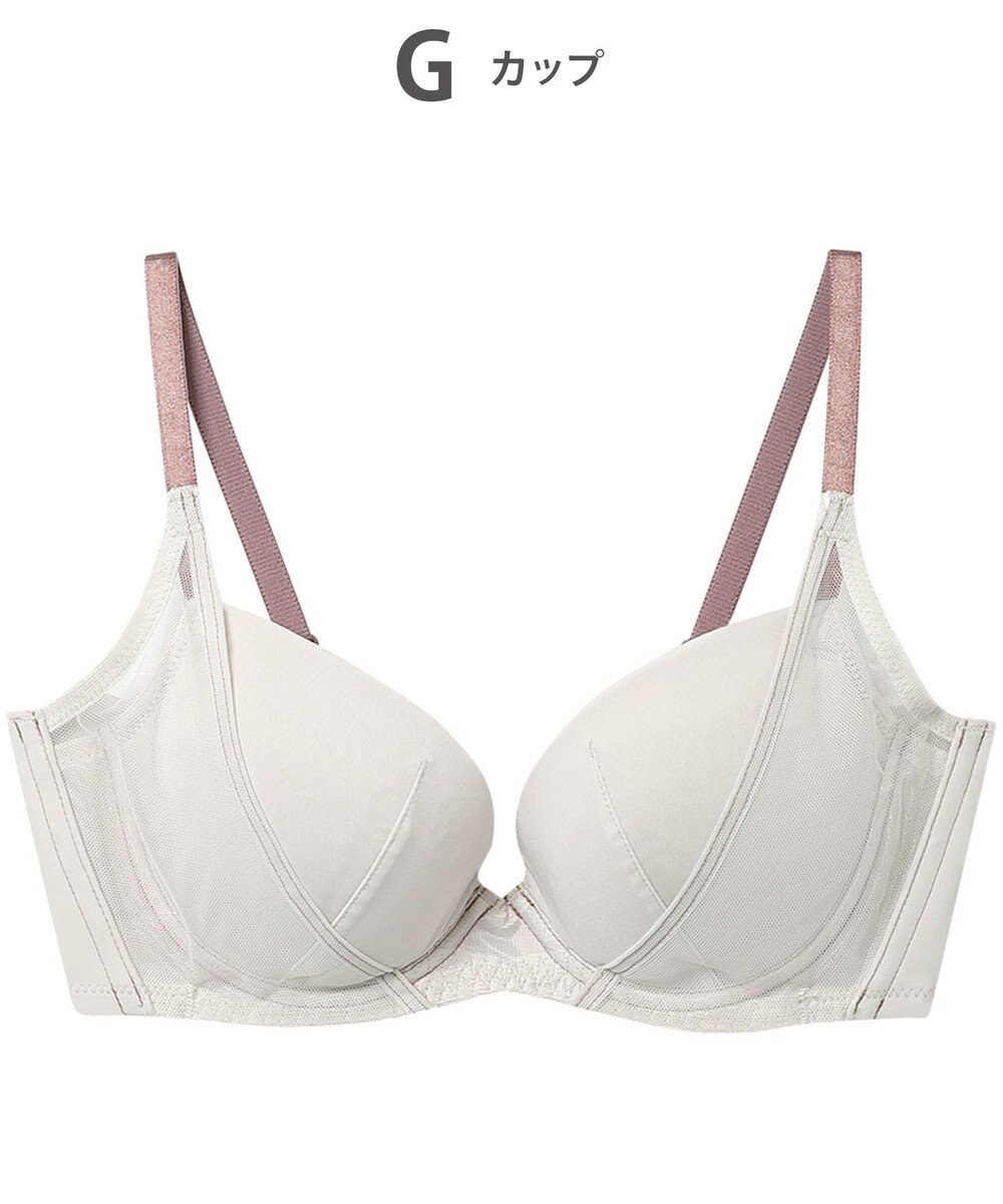 WACOAL WEB限定 ブラジャー 【ハグするブラ】 体温を感知してカラダになじむ 谷間メイク 脇高設計 Gカップまで対応 大きいサイズ レディース BMM700 /ワコール 