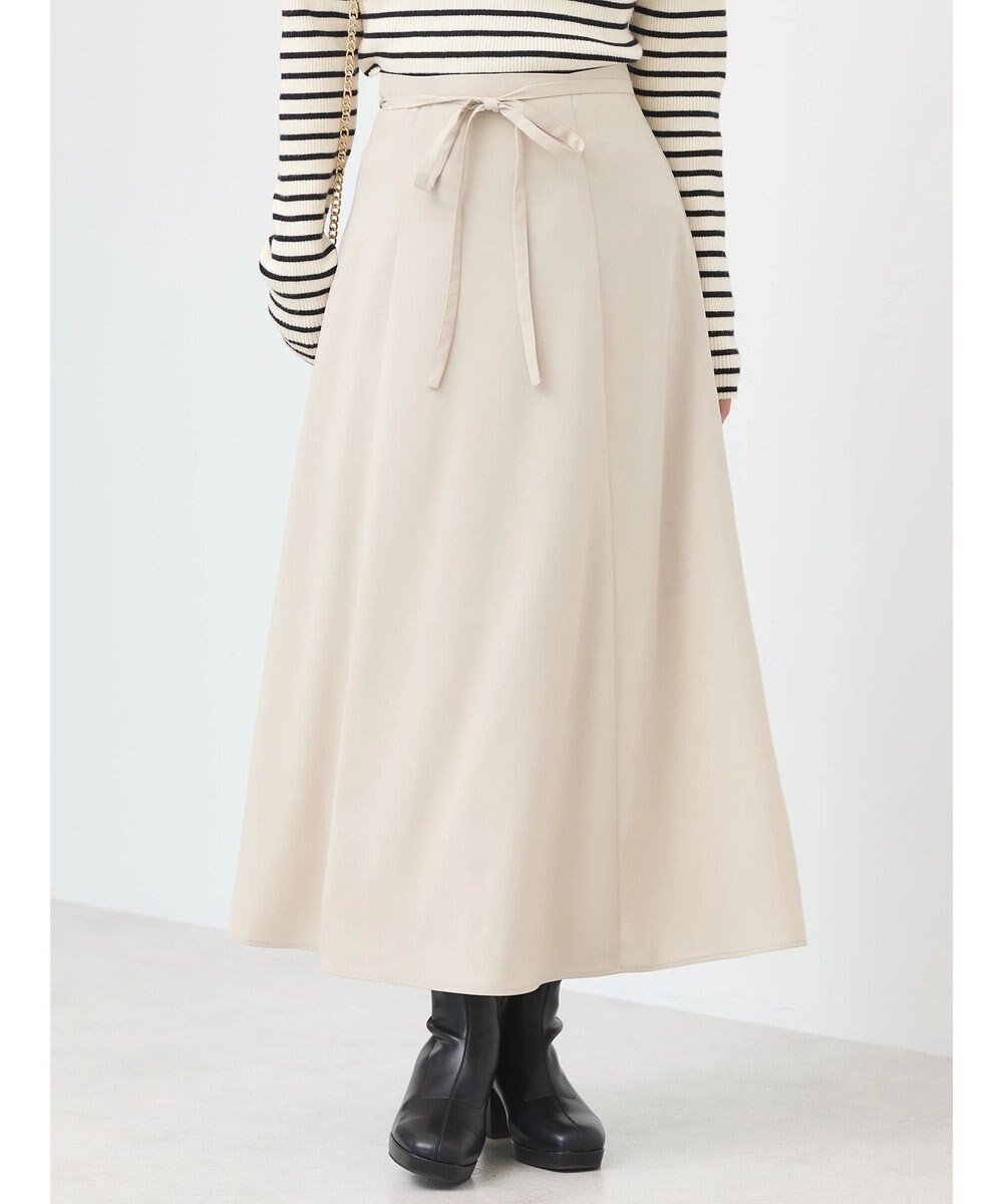 earth music&ecology リボンフレアスカート 