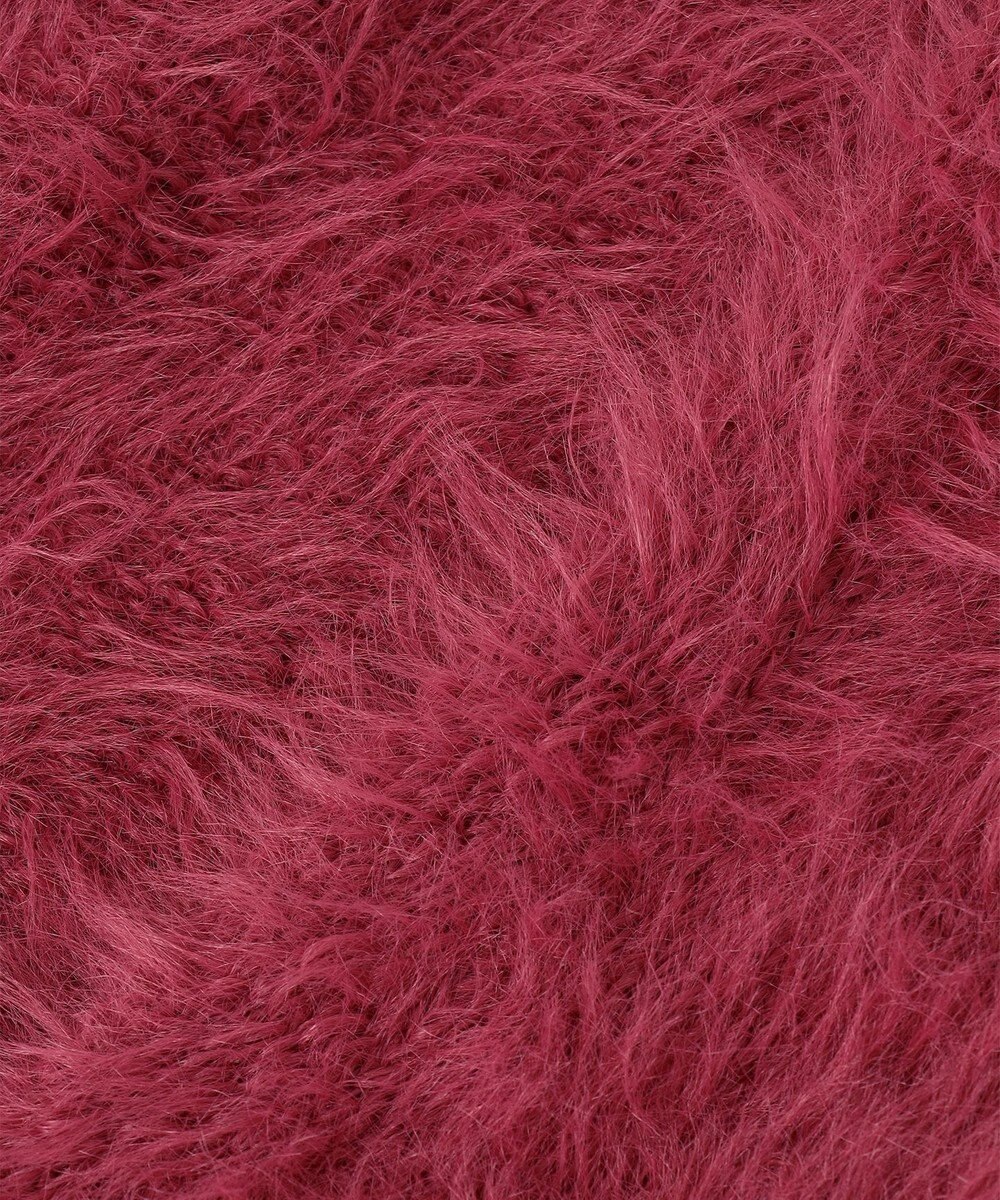 Feroux 【洗える】シャギーショート カーディガン 