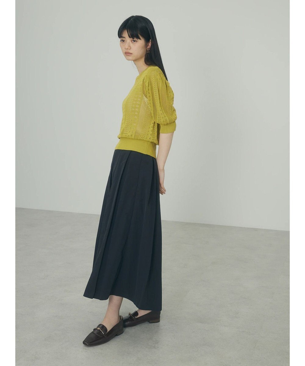 Green Parks ａ．透かし柄ニットプルオーバー 