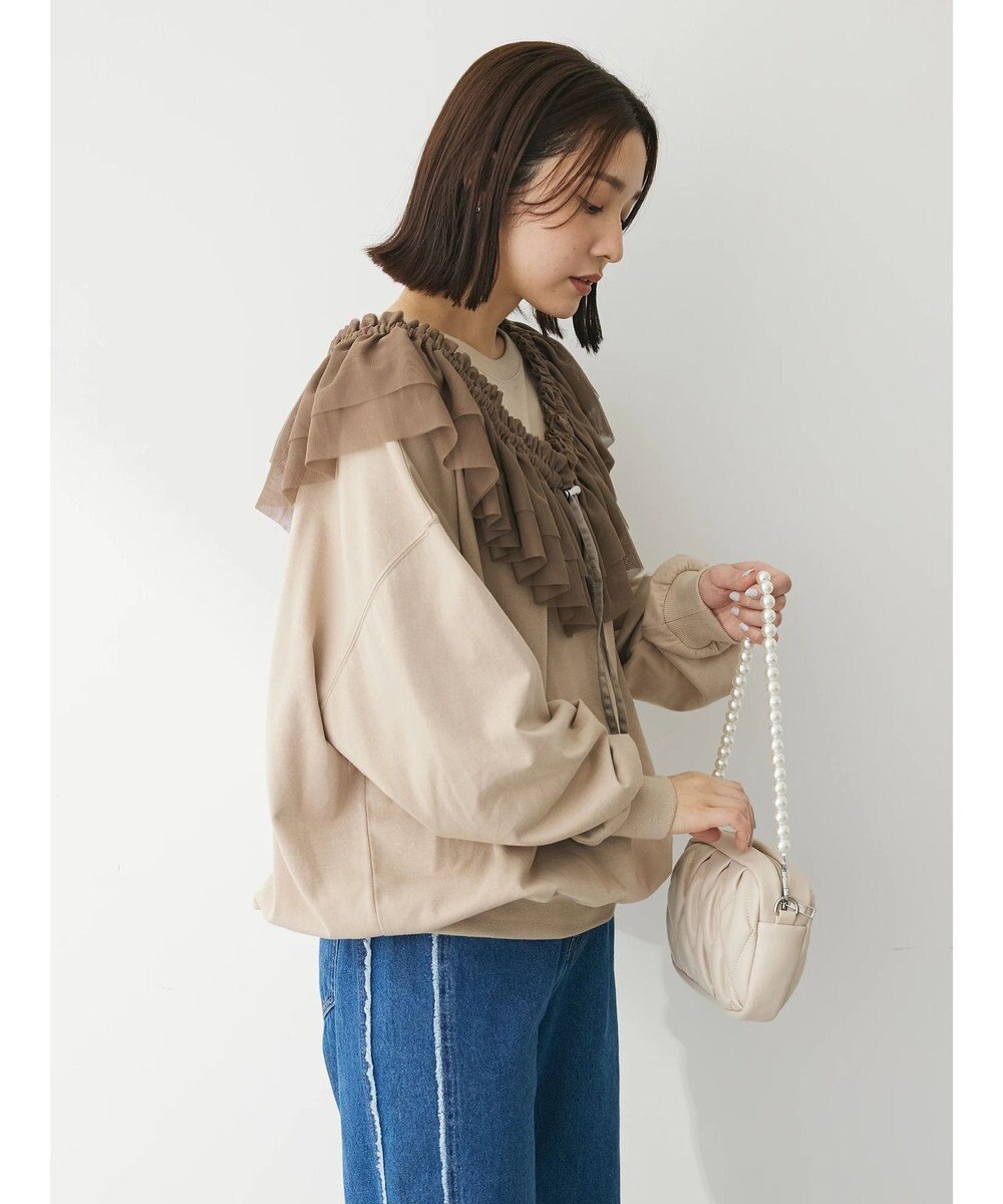 Green Parks ・ＳＵＧＡＲ　ＳＰＯＯＮ　３ｗａｙチュールフリルスウェット 