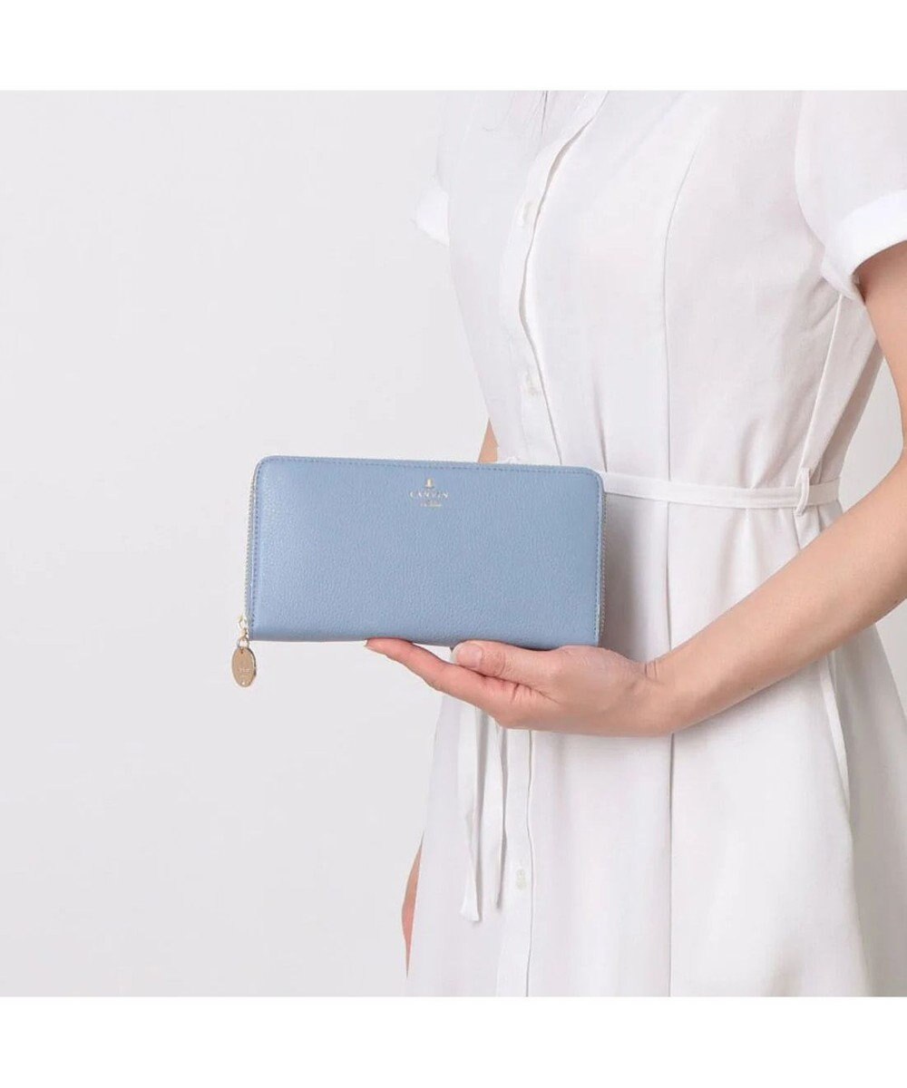 LANVIN en Bleu メラニー ラウンドファスナー長財布 