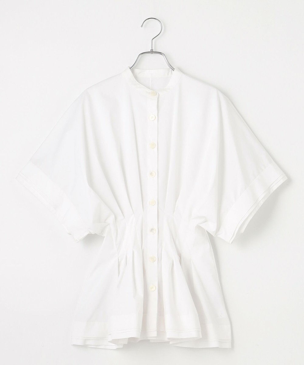 #Newans ナローウエストデザインブラウス 