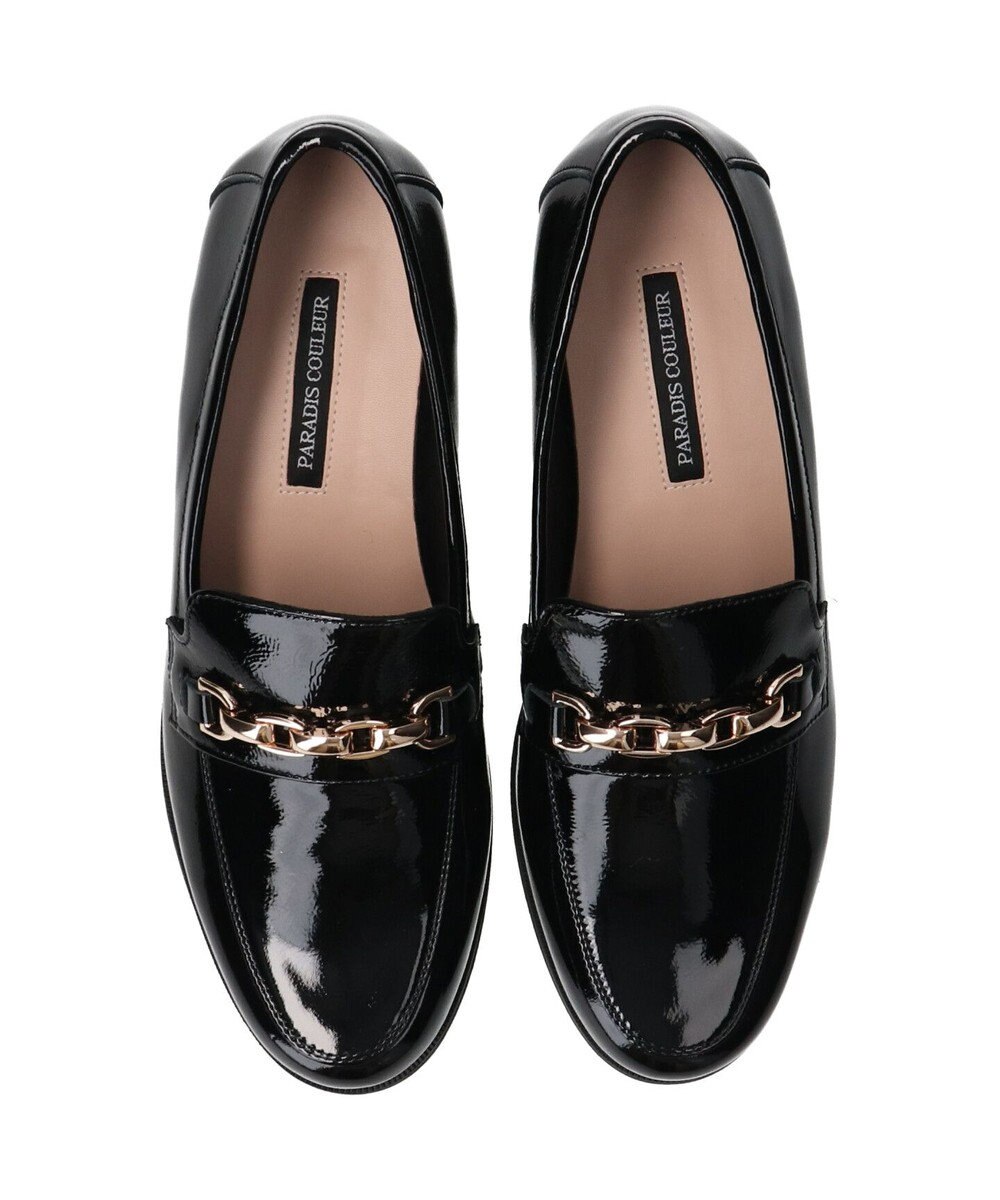 Bridget Birkin 【PARADIS COULEUR】ラウンドトウチェーンローファー 