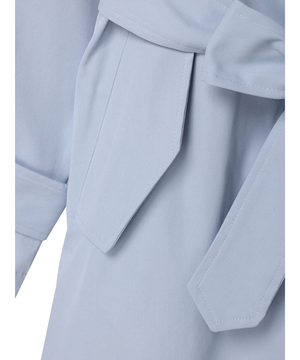 earth music&ecology 着流しロングトレンチ 