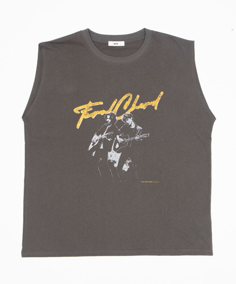 WEGO 【ユニセックス着用ITEM/MLサイズ展開】グラフィックBIGノースリーブ 